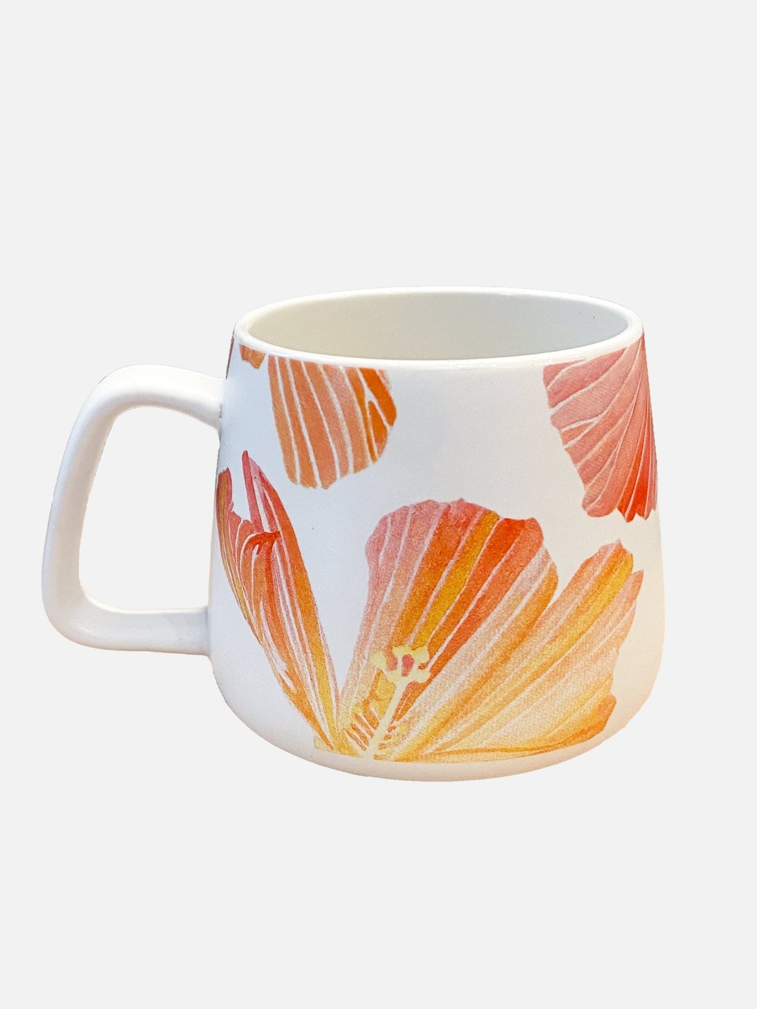 floral tea mug