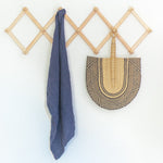 Load image into Gallery viewer, Stone Washed Linen Tea Towel - Navy
