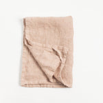 Load image into Gallery viewer, Stone Washed Linen Tea Towel - Blush
