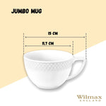 Load image into Gallery viewer, White Jumbo Coffee / Cappuccino Mug 17 Oz | 500 Ml Set Of 2 In Gift Box

