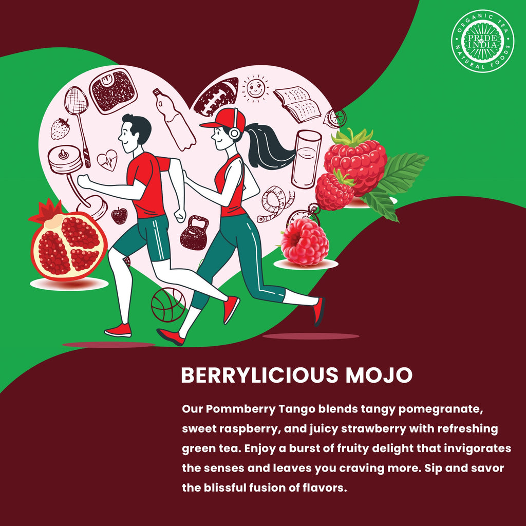 PommBerry Merlot - Fruity Green Tea Bags