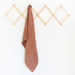 Load image into Gallery viewer, Stone Washed Linen Tea Towel - Terracotta
