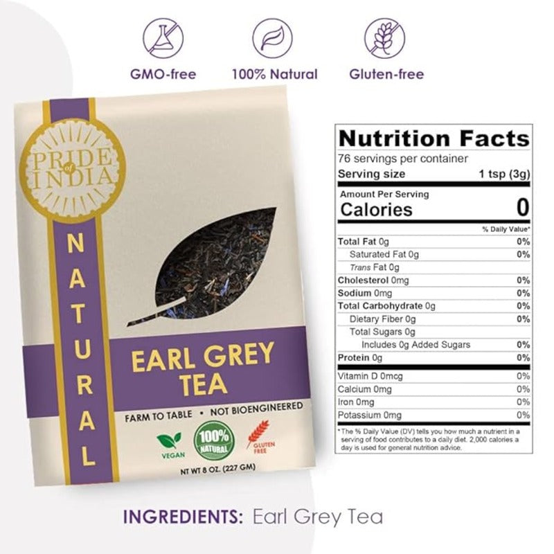 WHOLETEA Natural London Grey Full Leaf Tea