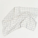 Load image into Gallery viewer, Stone Washed Linen Tea Towel - Windowpane

