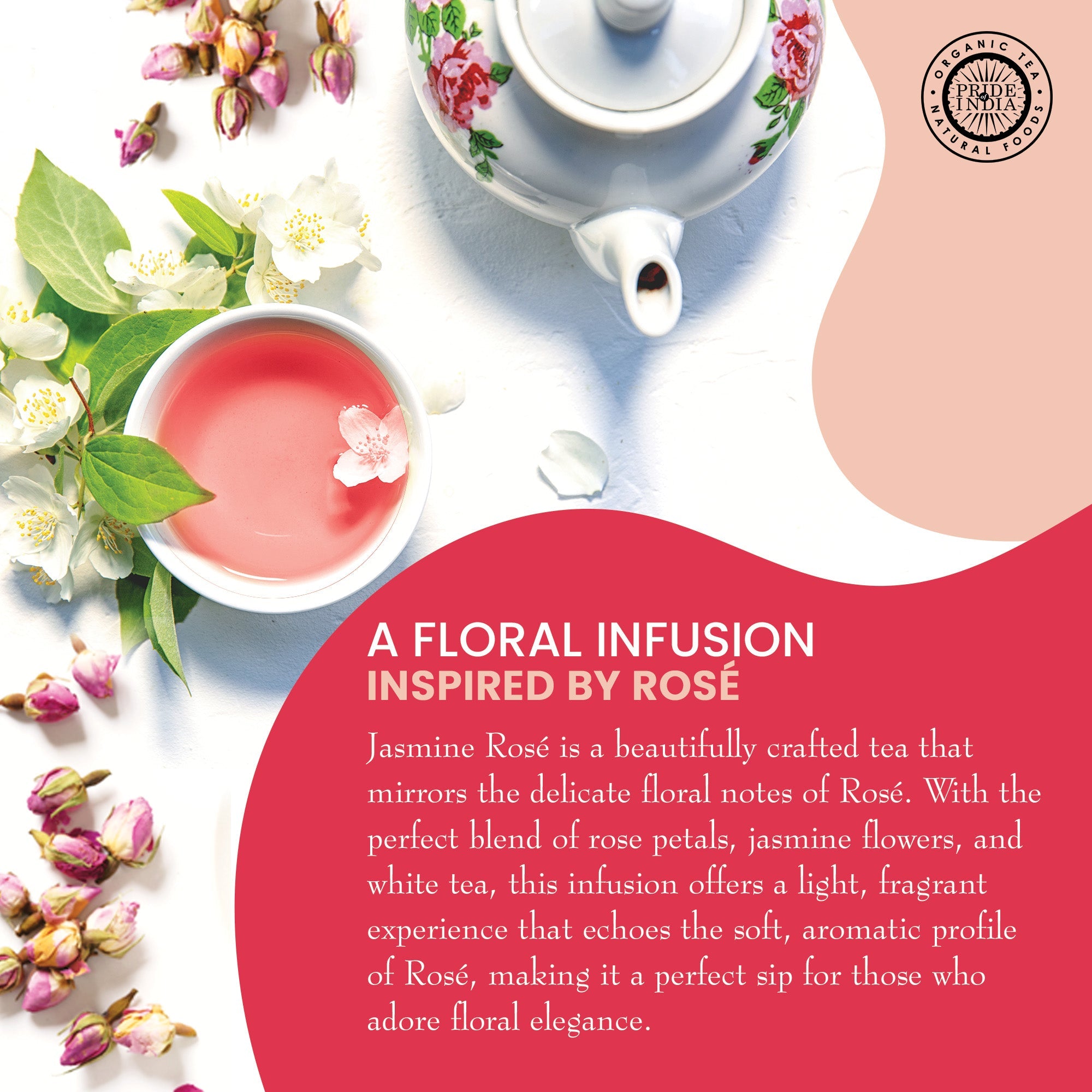 Jasmine Rose - Floral White Tea Bags