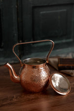 Load image into Gallery viewer, CMK Vintage Inspired Copper Hand Hammered Teapot
