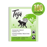 Load image into Gallery viewer, Ginger Mint Organic Fairtrade 100 Herbal TeaBags
