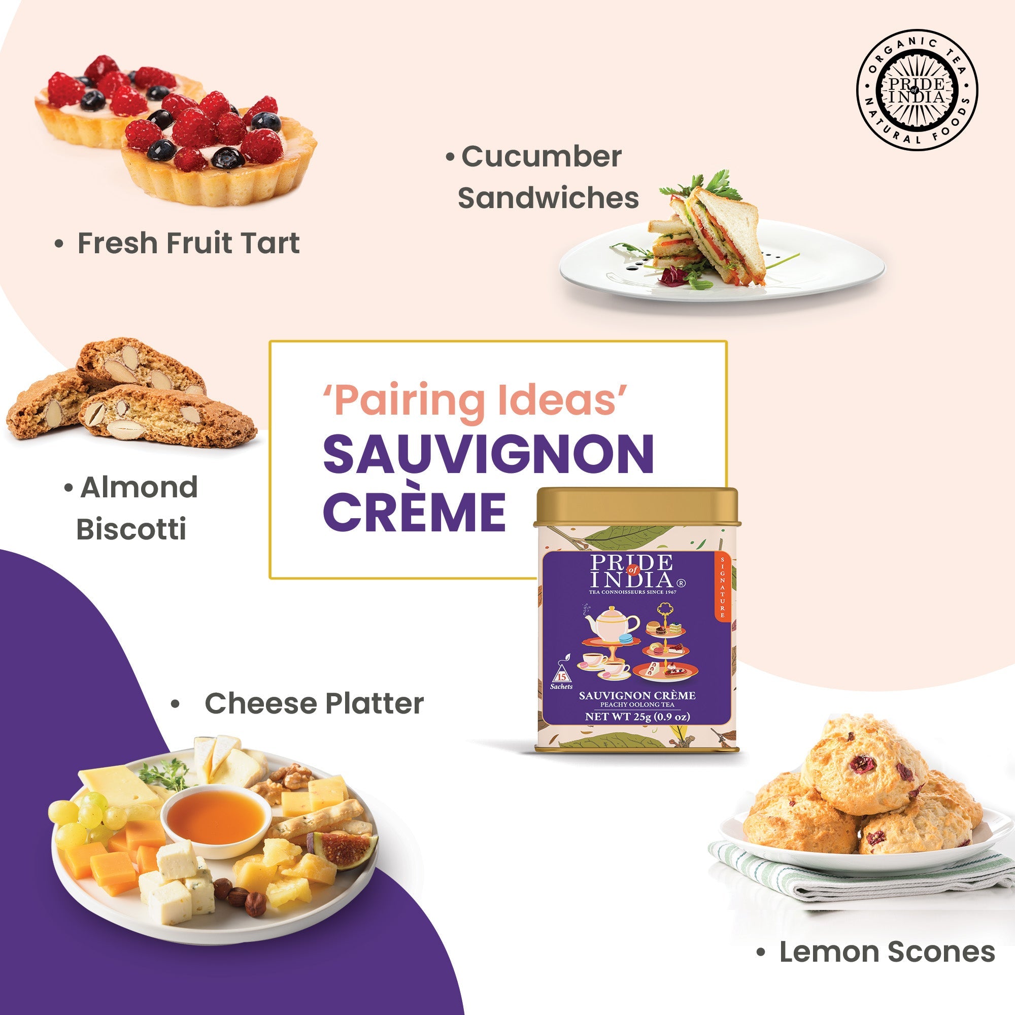 Sauvignon Creme - Peachy Oolong Tea Bags