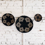 Load image into Gallery viewer, Bariku - Black &amp; Tea Woven Bowls
