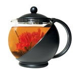 Load image into Gallery viewer, Tempered Glass Tea Pot for 2 or More w/ Removable Steel Infuser
