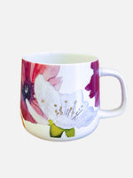 Load image into Gallery viewer, Porcelain Mug:  Cactus Flowers
