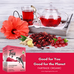 Load image into Gallery viewer, Cranberry Ginger Organic Herbal Tea
