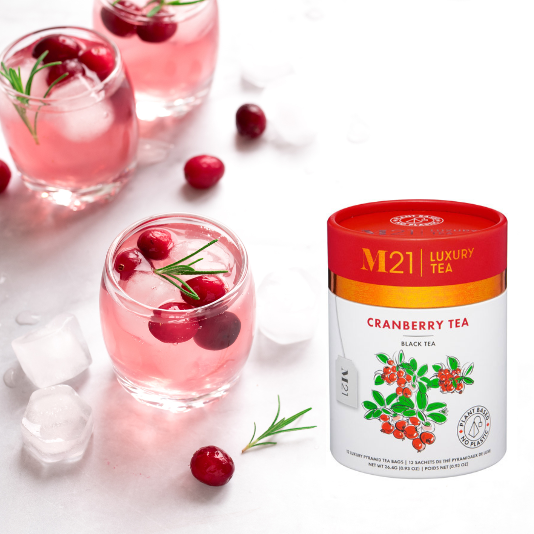 Cranberry Luxury Black Tea - 12ct Canister