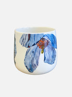 Load image into Gallery viewer, Porcelain Mug:  Himalayan Blue Poppies
