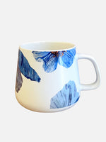 Load image into Gallery viewer, Porcelain Mug:  Himalayan Blue Poppies
