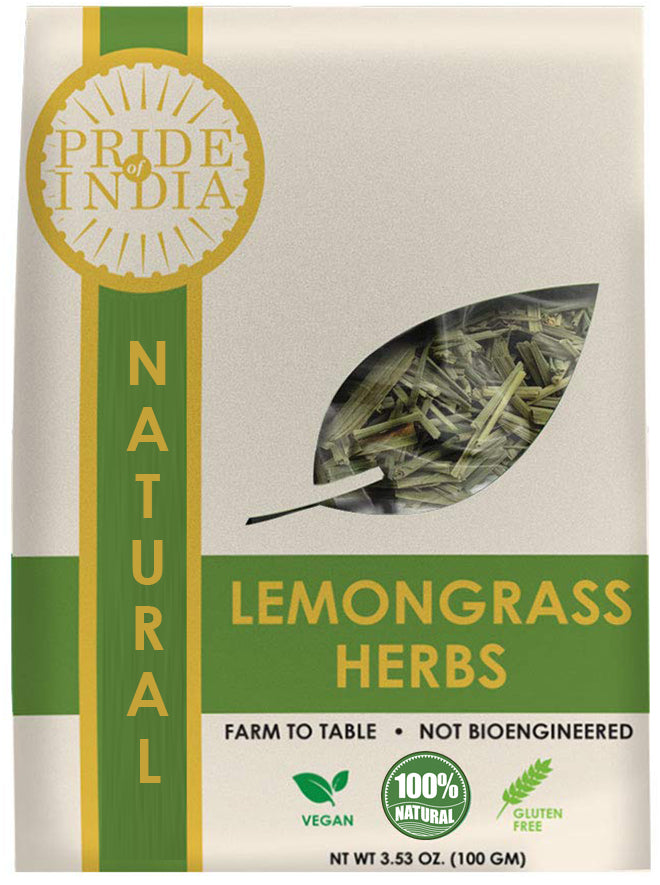 NUTRITEA Natural Lemongrass Full Leaf Tea (Caffeine Free)