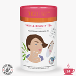 Load image into Gallery viewer, Skin and Beauty Luxury herbal tea - 24ct Canister
