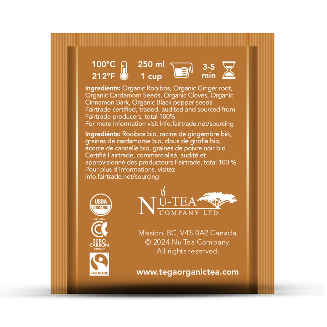 Masala Chai Rooibos Organic Fairtrade | 100ct