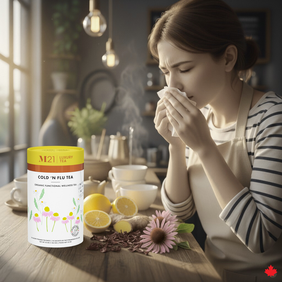 Echinacea Apple Lemon Tea | Organic | 12ct Canister