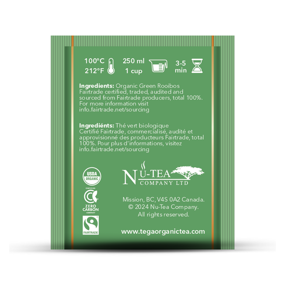 Pure Green Rooibos Organic Fairtrade | 100ct
