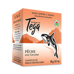 Load image into Gallery viewer, Peach Turmeric Herbal Tea Organic
