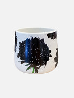 Load image into Gallery viewer, Porcelain Mug:  Black Scabiosa
