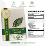 Load image into Gallery viewer, Natural Stevia Leaf Whole, 3.5oz (100gm) Pack

