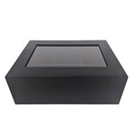 Load image into Gallery viewer, Wooden Black Matte Finish Tea Chest, 6 Chambers - Holds 90 Tea Bags
