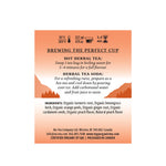Load image into Gallery viewer, Peach Turmeric Herbal Tea Organic
