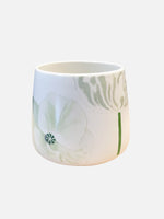 Load image into Gallery viewer, Porcelain Mug:  White Poppies
