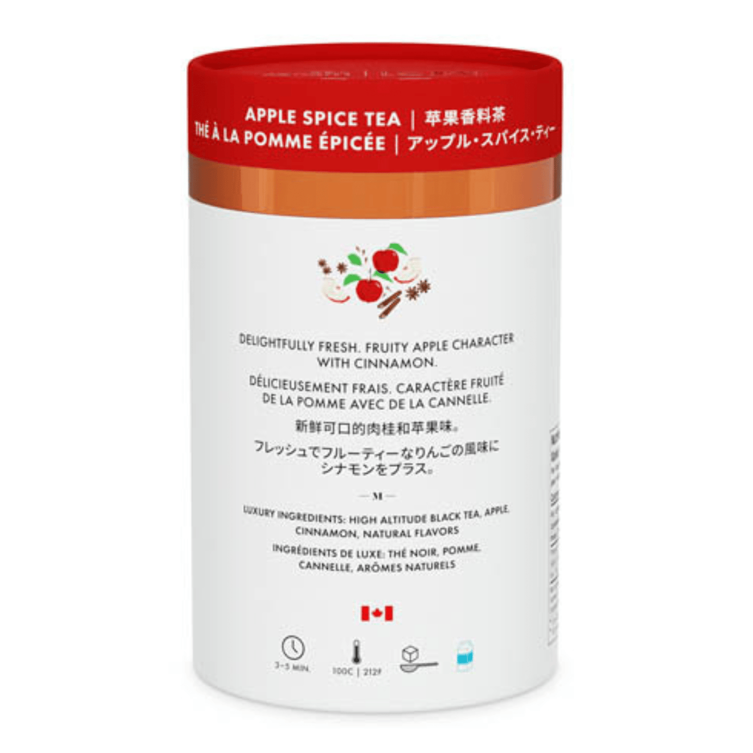 Organic Apple Spice Luxury Tea: Luxury Blend for Fruit Infused Relaxation - The Tea Palace