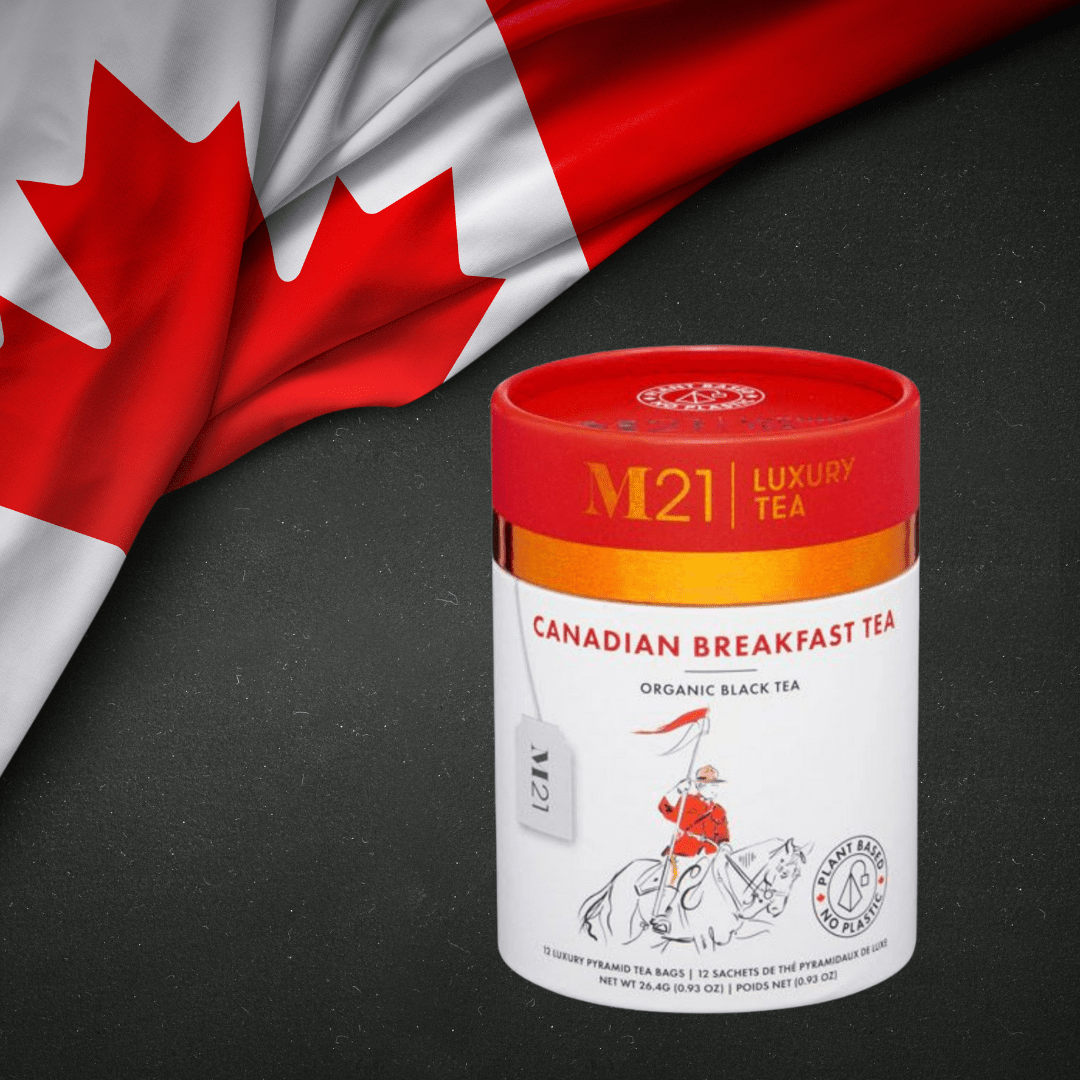 Luxury Canadian Breakfast Tea - 12ct Canister - The Tea Palace