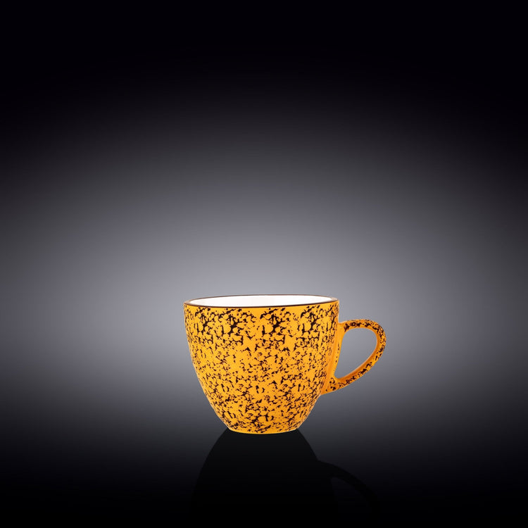 colorful ceramic teacup