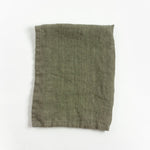 Load image into Gallery viewer, Stone Washed Linen Tea Towel - Sage
