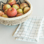 Load image into Gallery viewer, Stone Washed Linen Tea Towel - Windowpane

