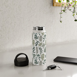 Load image into Gallery viewer, Fern Watercolor Handle Lid Water Bottle
