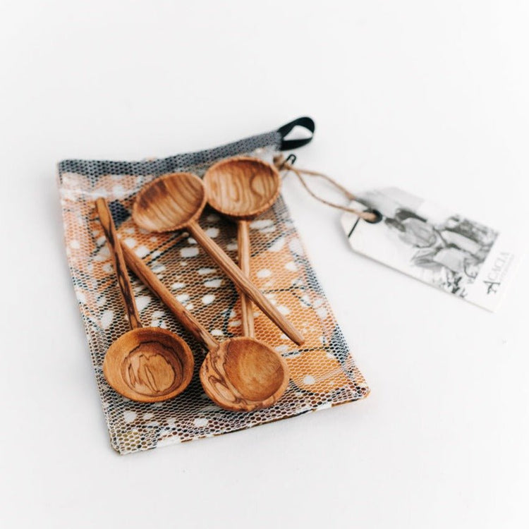 Wooden coffee spoons