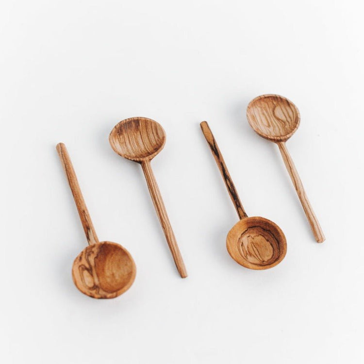 Wooden coffee spoons
