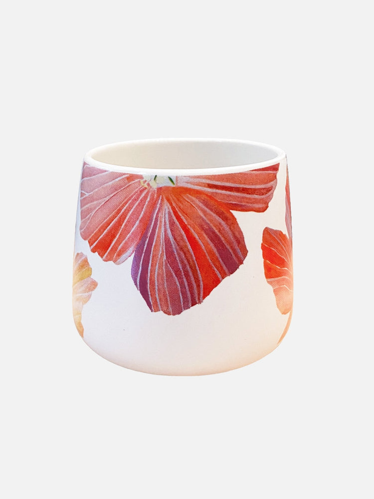 floral tea mug