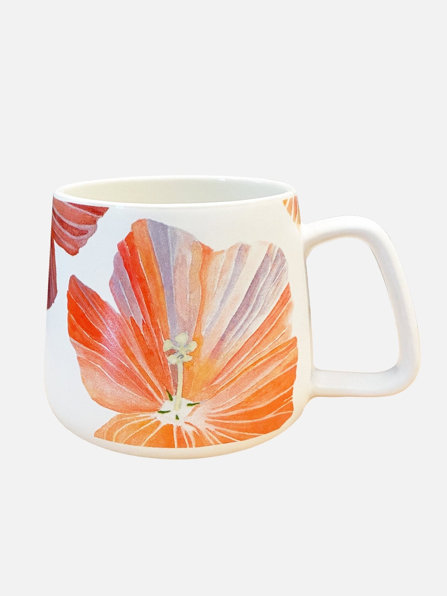 floral tea mug