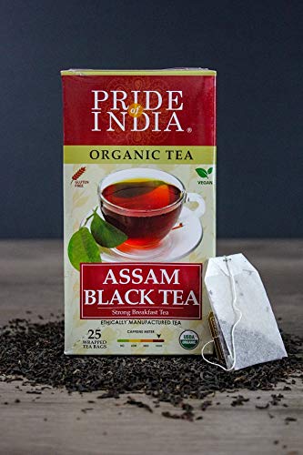 Organic Assam Breakfast Black Tea Bags - Pack of 6