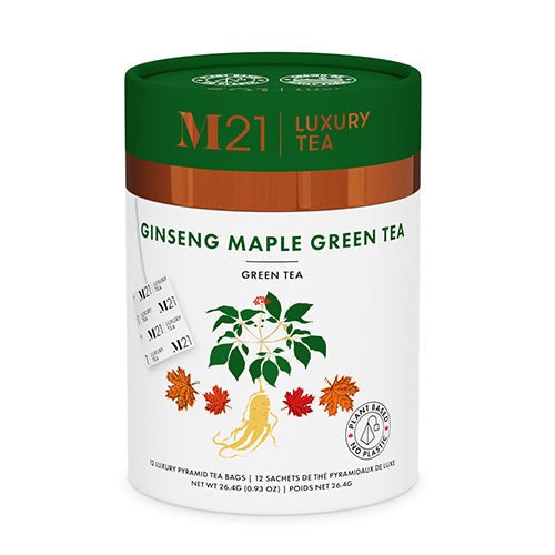• Maple ginseng green tea