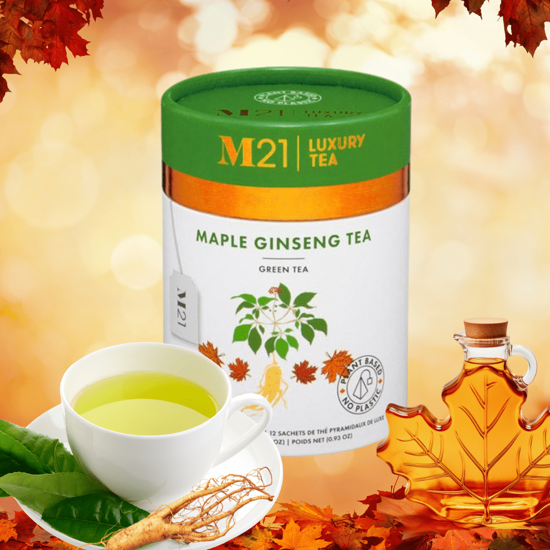 • Maple ginseng green tea