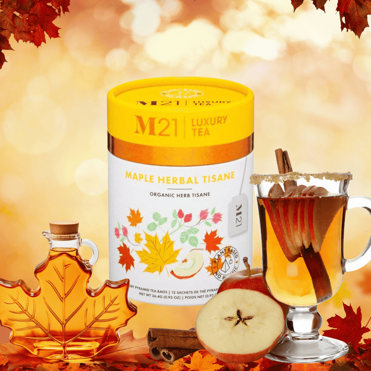 • Flavored herbal tea bags
