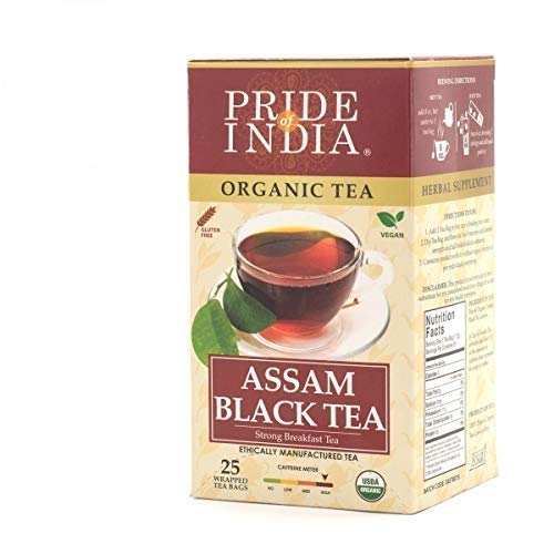 Organic Assam Breakfast Black Tea Bags - Pack of 6