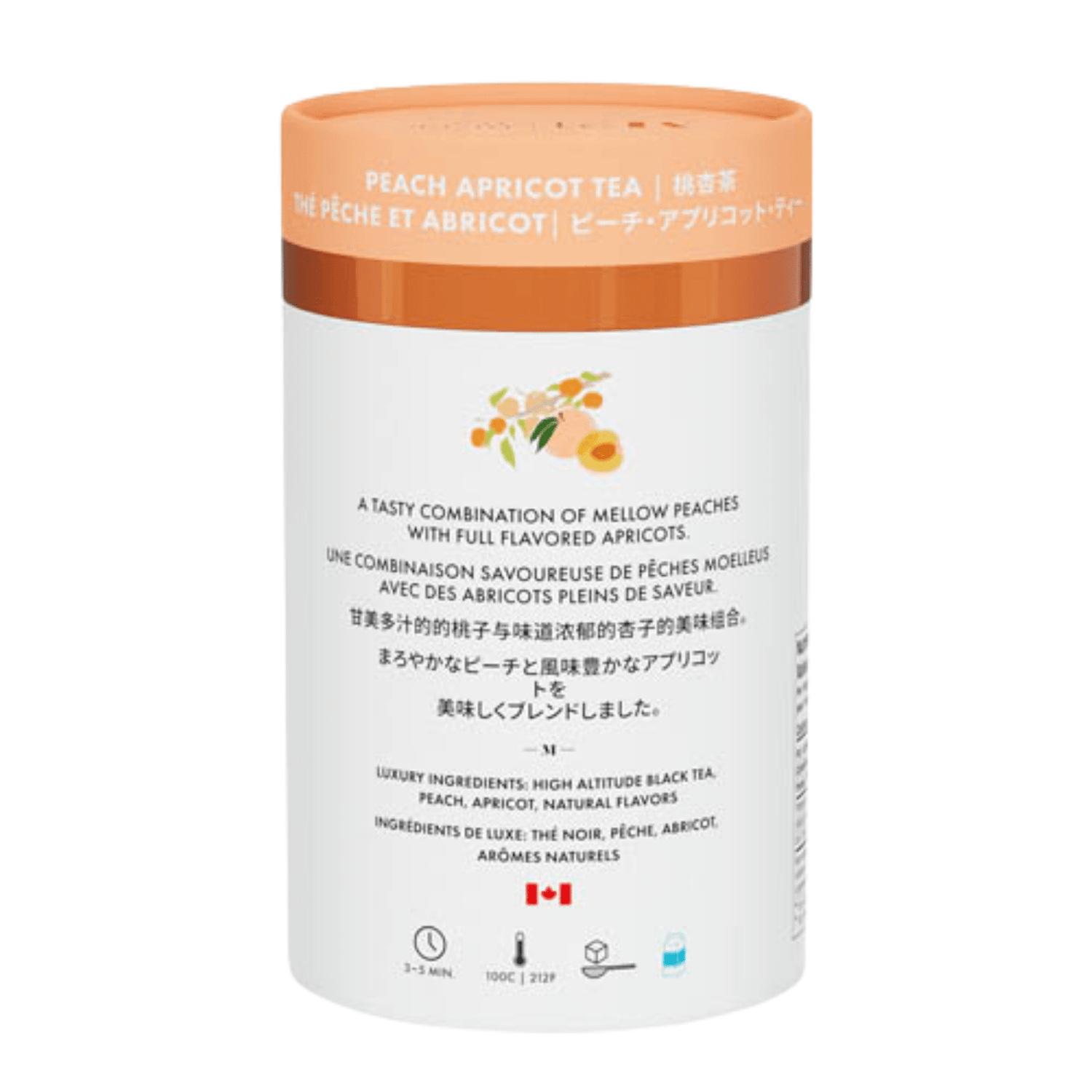 Apricot flavored black tea