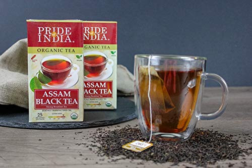 Organic Assam Breakfast Black Tea Bags - Pack of 6