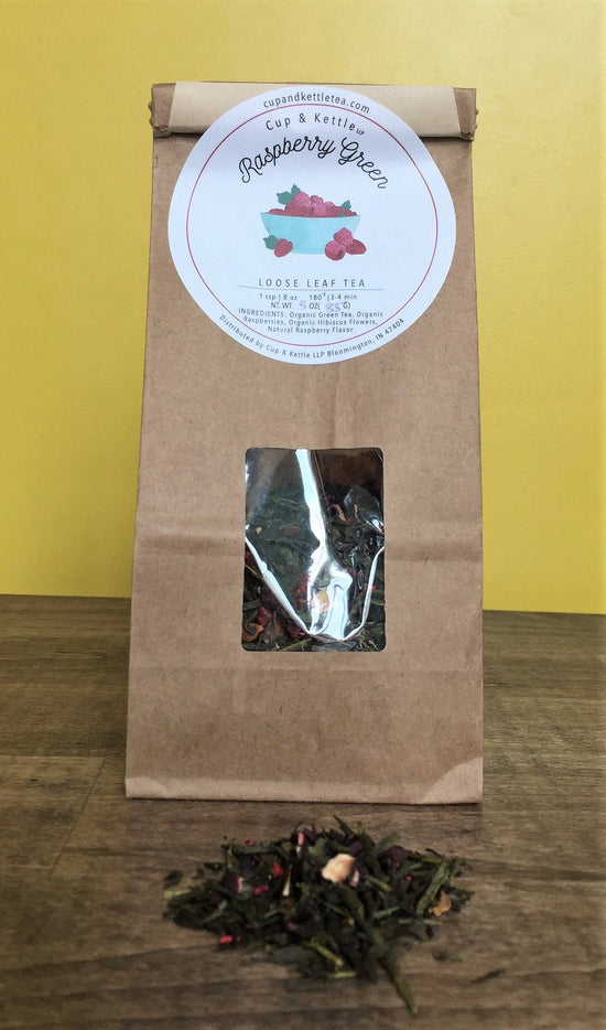 Raspberry green tea