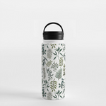 Load image into Gallery viewer, Fern Watercolor Handle Lid Water Bottle
