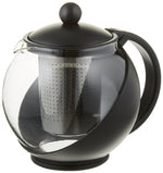 Load image into Gallery viewer, Tempered Glass Tea Pot for 2 or More w/ Removable Steel Infuser
